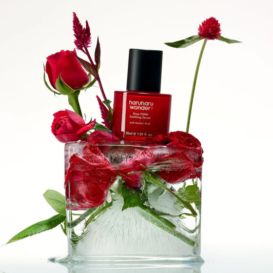 Haruharu Wonder Rose PDRN Soothing Serum – beruhigendes Gesichtsserum mit Polynukleotiden aus Rosen, 30 ml
