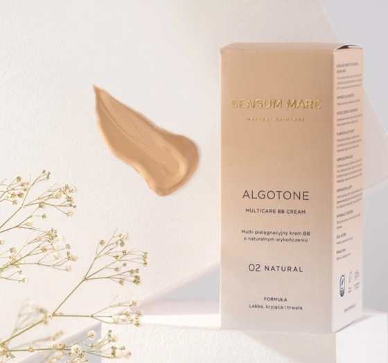 Kliknij na zdjęcie, aby je powiększyć SENSUM MARE ALGOTONE MUTLIPFLEGENDE BB-CREME SPF15 NATURAL 30ML
