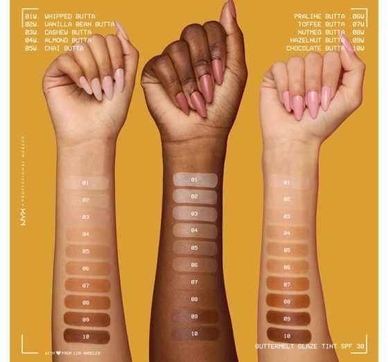 NYX Professional Makeup Buttermelt Glaze Creme-Foundation mit SPF30 05 Chai Butta 30 ml 