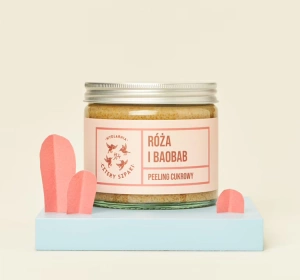 Mydlarnia Cztery Szpaki Zucker-Körperpeeling Rose & Baobab 250ml
