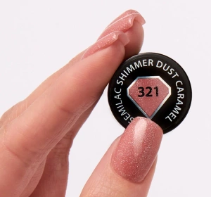 SEMILAC SHIMMER DUST HYBRIDLACK UV 321 SHIMMER DUST CARAMEL 7ML