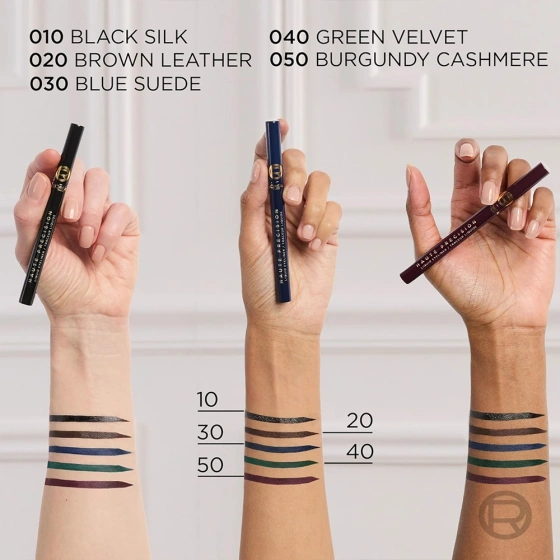 L'Oréal Paris Haute Precision Wasserfester flüssiger Eyeliner im Stift 010 Black Silk / Noir Silk 1 ml