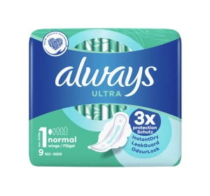 Always Ultra Day Slipeinlagen mit Flügeln 1 Normal 9 Stück