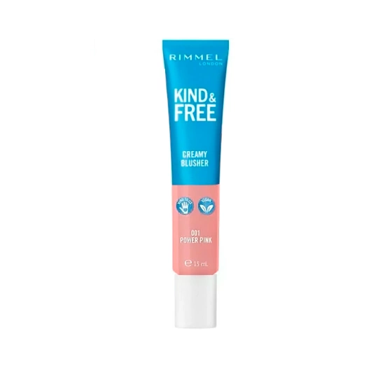 Kliknij na zdjęcie, aby je powiększyć Rimmel Kind & Free Creme-Rouge 001 Power Pink 15ml