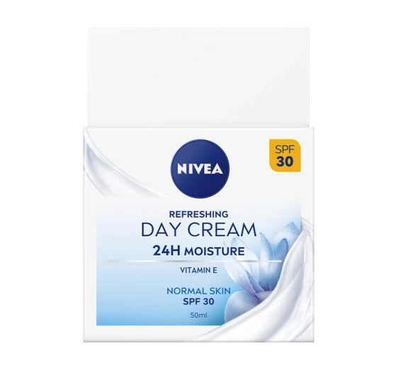 NIVEA 24h Feuchtigkeit Tagescreme mit SPF30 50ml