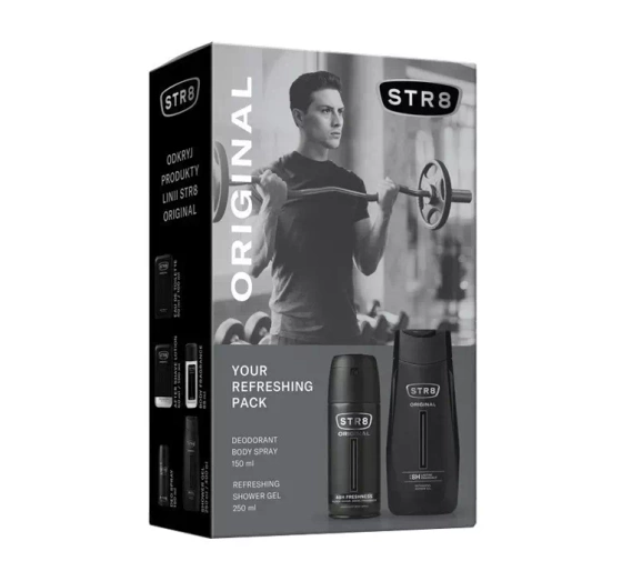 STR8 ORIGINAL DEODORANT SPRAY 150ML + GEL 250ML
