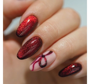 Semilac Winter Wonderland UV-Hybridlack 955 Holly Berry Red 7 ml