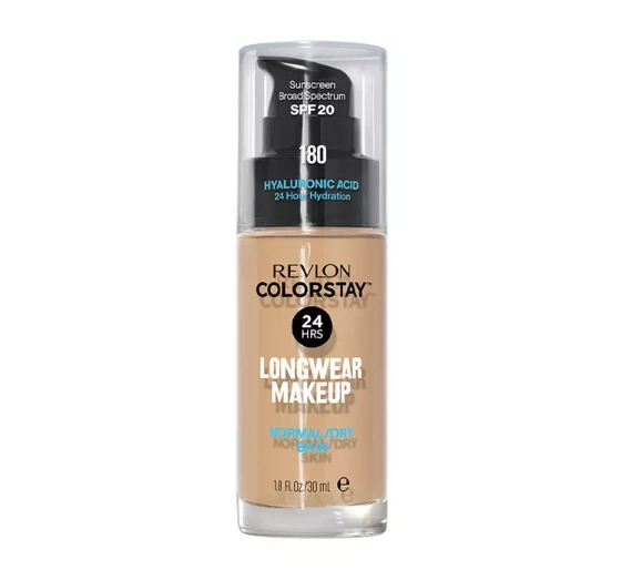 Revlon Colorstay Foundation mit Hyaluronsäure für trockene Haut 180 Sand Beige 30ml