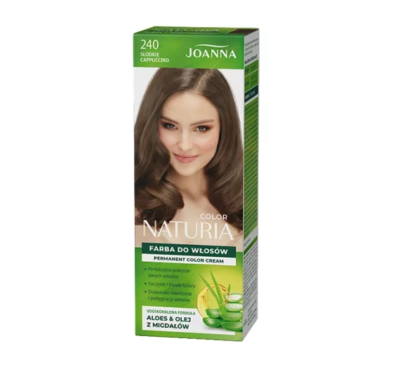Kliknij na zdjęcie, aby je powiększyć JOANNA NATURIA COLOR HAARFARBE 240 SÜßER CAPPUCCINO