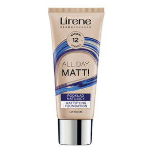 Lirene All Day Matt! Mattierende Gesichtsgrundierung ohne Maskeneffekt 15 Tan 30 ml