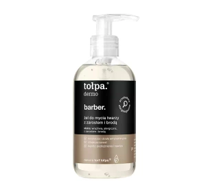 Tołpa Dermo Men Barber Gesichtsreinigungsgel für Bart und Gesichtsbehaarung 150 ml