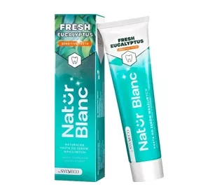 Sylveco Natur Blanc Erfrischende Zahnpasta für empfindliche Zähne Fresh Eucalyptus 100ml