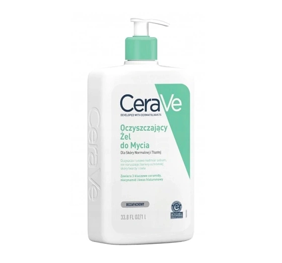 CeraVe cleansing gel cleanser für normale bis fettige Haut 1000ml
