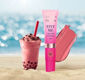 Claresa Care All Day Tint Me Färbender 3-in-1 Lippenbalsam mit SPF30 Bubble Tea 12 ml