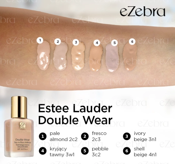 Kliknij na zdjęcie, aby je powiększyć ESTEE LAUDER DOUBLE WEAR STAY IN PLACE MAKEUP 4N1 SHELL BEIGE 4N1 30 ML