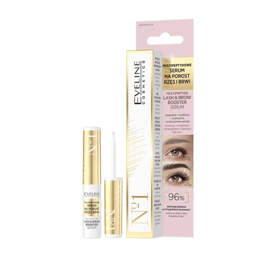 Eveline Multipeptid-Serum für Wimpern- und Augenbrauenwachstum 4ml