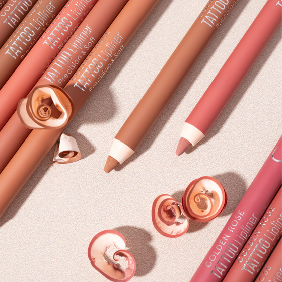 Golden Rose Tattoo Lipliner Wasserfester Lippenkonturenstift 206 Toffee 1,2 g