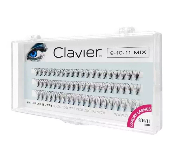 CLAVIER CLASSIC MIX KÜNSTLICHE WIMPERNBÜSCHEL 9 10 11 MM