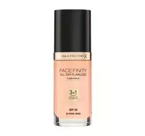 MAX FACTOR FACEFINITY ALL DAY FLAWLESS FOUNDATION 3W1 35 PEARL BEIGE 30ML