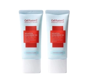 Cell Fusion C Aquatica Schutzcreme SPF50+ PA++++ Tube 2 x 35ml