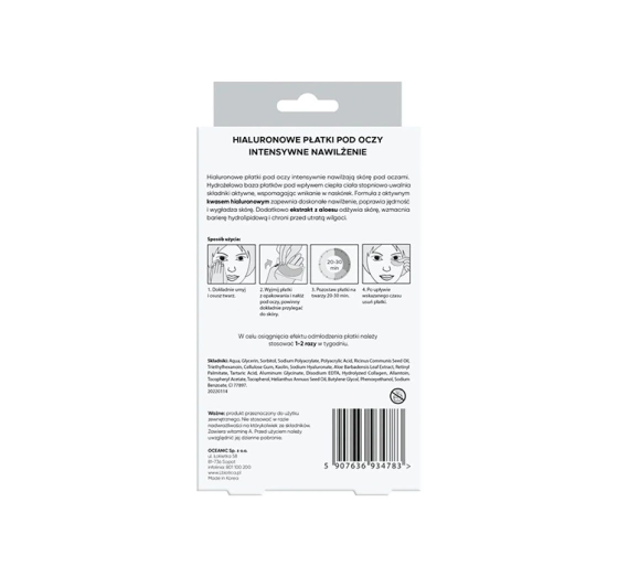 Kliknij na zdjęcie, aby je powiększyć L'BIOTICA HYALURONPADS UNTER AUGEN 3 X 2 STÜCK