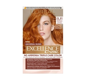 L'Oréal Paris Excellence Créme Universal Nudes Langhaltende Haarfarbe ohne Ammoniak 8UR