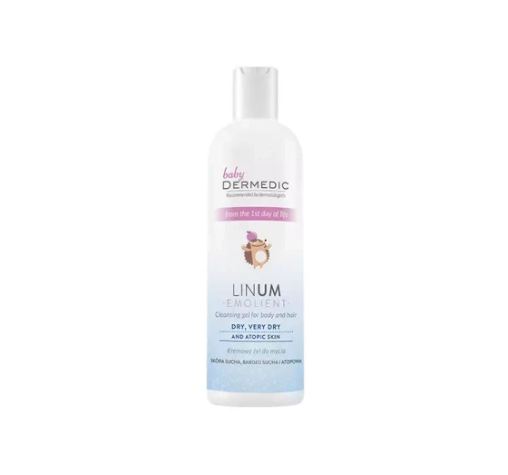 DERMEDIC BABY LINUM EMOLLIENT CREMIGES BADEGEL FÜR KINDER 200ML