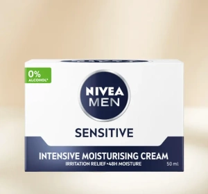 NIVEA MEN SESITIVE FACE CREAM FEUCHTIGKETISSPENDENDE GESICHTSCREME 50ML