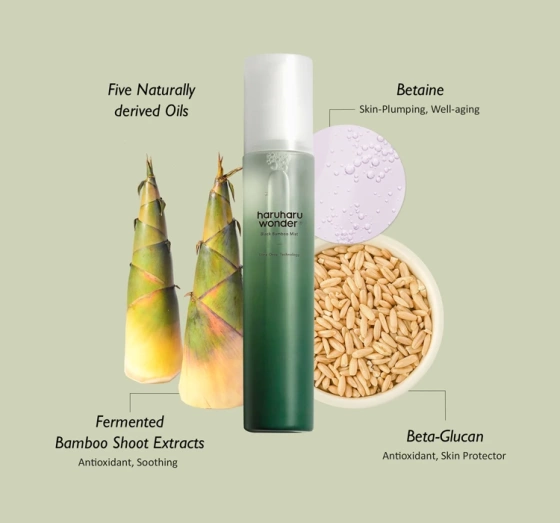 Haruharu Wonder Black Bamboo Feuchtigkeitsspendendes Gesichtsspray 150 ml