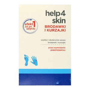 Help4skin Warzen und Plaketten – Präparat zur Entfernung von Warzen und Plaketten mittels Kryotherapie, 50 ml