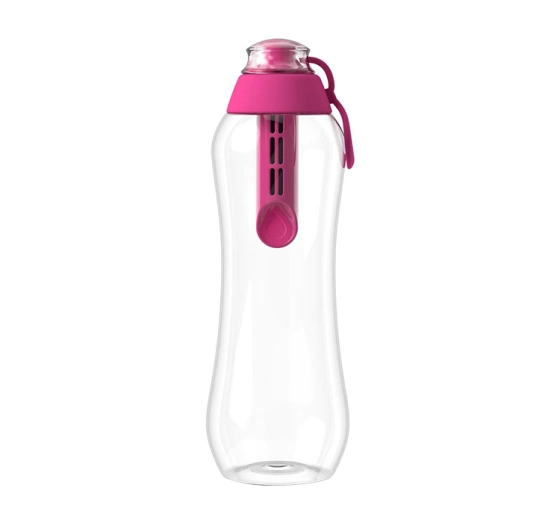 Kliknij na zdjęcie, aby je powiększyć Dafi Soft Filterflasche mit Aktivkohlefilter 0,5 l Pink