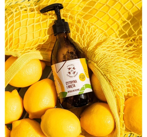 Kliknij na zdjęcie, aby je powiększyć Mydlarnia Cztery Szpaki Flüssigseife Zitrone und Minze 300 ml