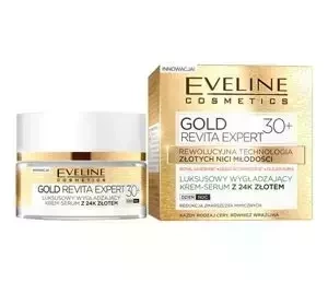 EVELINE GOLD REVITA GLÄTTENDE CREME SERUM 30+ 50 ML