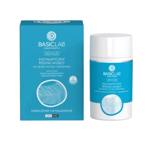 BasicLab Micellis – enzymatisches Peeling-Reinigungsgel für trockene und empfindliche Haut, 35 g