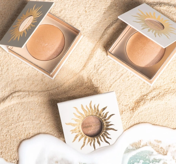 Pierre Rene Golden Horizon gebackener Bronzer mit Glanz 7,5 g