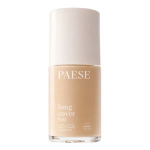 Paese Long Cover Fluid – cremige, deckende Gesichtsgrundierung, neue Formel, 1,75 Sand Beige, 30 ml