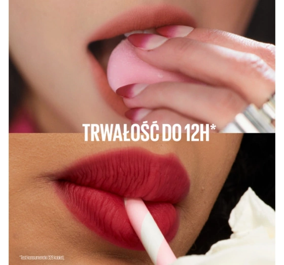 Kliknij na zdjęcie, aby je powiększyć Maybelline Super Stay Teddy Tint flüssiger Lippenstift 30 Coquettish 5ml