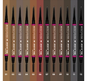 NYX Professional Makeup Blade & Shade Automatischer Augenbrauenstift 02 Blonde 0,06 g
