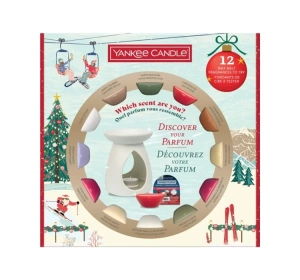 Yankee Candle Apres Ski Set Duftlampe + Duftwachse 12 Stück