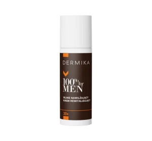 Dermika 100% For Men Intensiv feuchtigkeitsspendende revitalisierende Tages- und Nachtcreme 30+ 50 ml