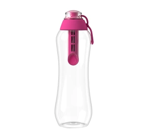 Dafi Soft Filterflasche mit Aktivkohlefilter 0,5 l Pink