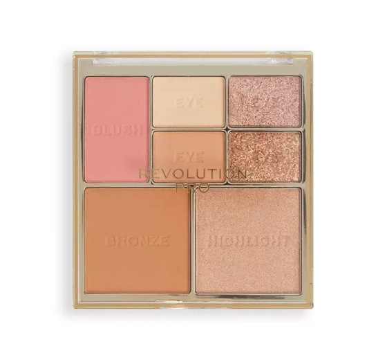 Revolution Pro Iconic Augen- und Gesichts-Makeup-Palette Light Medium 12g