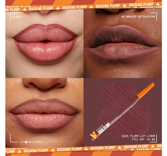 NYX Professional Makeup Duck Plump Lippenkonturenstift 04 Fill Em' In 0,3 g
