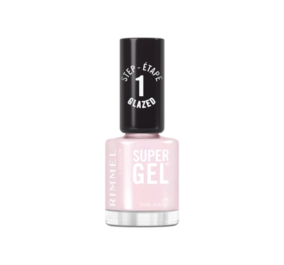 Rimmel Super Gel Nagellack 105 Pink Glazed 12ml