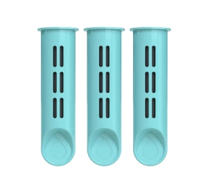 Dafi Aktivkohlefilter für Dafi Soft und Solid Wasserflasche Minze 3 Stück