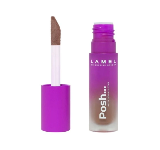 Kliknij na zdjęcie, aby je powiększyć Lamel Posh Matte Liquid Lip Stain Lippenstift 401 Milk Cacao 4ml