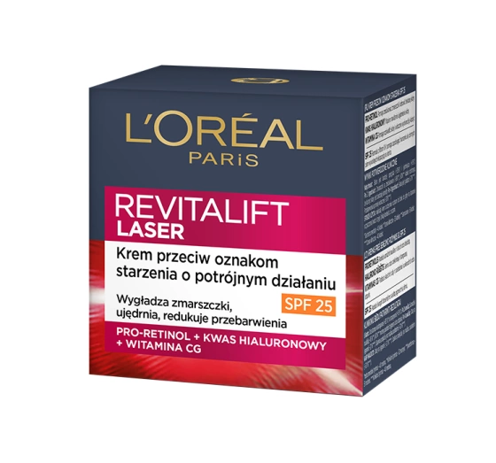Kliknij na zdjęcie, aby je powiększyć LOREAL REVITALIFT LASER X3 TAGESCREME SPF20 50 ML