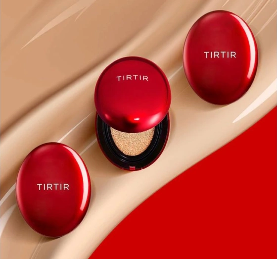 TIRTIR Mask Fit Red Cushion SPF 40 PA++ Langanhaltende Compact Foundation 24W Soft Beige 18 g 