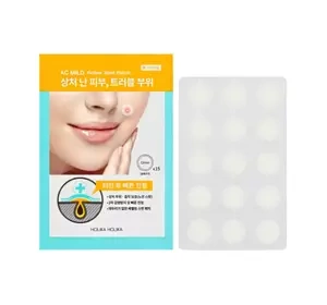 HOLIKA HOLIKA AC MILD YELLOW SPOT PATCH PFLASTER 15 STÜCK