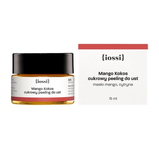 IOSSI ZUCKERLIPPENPEELING MIT BIENENWACHS MANGO & KOKOSNUSS 15ML